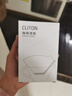 CLITON扇形咖啡滤纸 滴漏式手冲咖啡粉过滤网滤杯滤纸1-2人份100张 实拍图