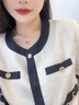 法蔻彩金色双环项链女莫比乌斯锁骨链玫瑰金吊坠520礼物送女友老婆 【玫瑰金色】女款 实拍图
