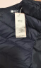 雪中飞经典新款百搭男式圆领羽绒马甲背心轻薄可翻领设计一衣两穿短款 黯青色|5089 2XL 185/104A 实拍图