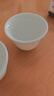 羊脂玉白瓷主人杯陶瓷杯品茗杯喝茶碗中式功夫小茶杯喝茶茶盏单杯 2只装 实拍图