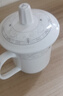 鹏博陶瓷景德镇陶瓷茶杯带盖办公室水杯会议杯家用泡茶瓷器杯子定制LOGO 优等品白玉莲 实拍图