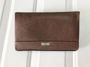 七匹狼品牌男士手拿包头层牛皮双拉链大容量多功能休闲潮真皮钱包 啡色 金属标 1A1623152-02 大号235*65*140mm 1A1623152 实拍图