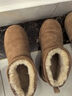 京东京造【纯羊毛】雪地靴男冬季羊皮毛一体加厚加绒保暖短筒男靴驼色44 实拍图