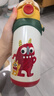 babycare儿童保温杯吸管杯316不锈钢1岁以上大容量保温水杯带提绳儿童水杯 凯姆拉怪兽 实拍图