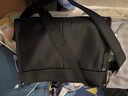ANDSEEYOU品牌 真皮男包 潮流软皮单肩包 头层牛皮出行斜挎包休闲背包 商务横款大容量男士挎包 黑色 实拍图