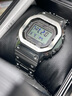卡西欧（CASIO） G-SHOCK明星同款金属小方块时尚运动男表小金块银块男士手表 GMW-B5000D-1PR全金属 实拍图