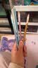 马培德（Maped）闪亮铅笔HB 三角杆铅笔书法练字素描绘图铅笔 女孩学生高颜值正姿书写练字笔 851206CH【6支/盒】 实拍图