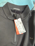 利郎加绒卫衣男远红外保暖24冬季拉链领男士长袖T恤 墨黑 190/104A  实拍图