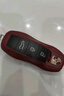哈里发适用于波尔多红保时捷钥匙壳卡宴macan911帕拉梅拉718/taycan扣套 A款ABS材质波尔多红单壳 实拍图