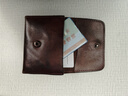 养牛人男士复古头层牛皮短款钱包青年真皮钱夹休闲驾驶证一体包小零钱包 复古咖啡色 实拍图