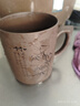 万壶园 紫砂杯泡茶杯喝茶杯办公室水杯子大容量刻字非陶瓷手工功夫茶具 高山盖杯 500毫升 实拍图