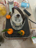 高茗新中式围炉煮茶器具全套烤火炉套装家用电陶炉煮茶炉网红一套 四面八方炉+明海壶 1000ml 实拍图