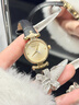 薇薇安·威斯特伍德（Vivienne Westwood）西太后手表女士小表盘女表石英表皮表带生日礼物送女友金色同款 黑色女表 VV090GDBK 23mm 实拍图
