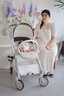 辣妈（hot mom）婴儿推车高景观可坐可躺折叠双向推车宝宝儿童手推车自由女王 麦田之吻/全镁合金+四段pu皮顶棚 实拍图