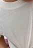 南极人（Nanjiren）儿童t恤男女童打底衫夏季圆领棉质白t中大童休闲百搭短袖 白色160 实拍图