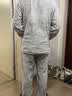 浪莎睡衣男冬季珊瑚绒加绒加厚翻领开衫外穿家居服两件套男士套装 实拍图