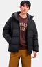 Gap男装徽章logo抽绳立领连帽羽绒服纯色外套677652 黑色 L (175/96A) 亚洲尺码 实拍图