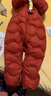巴拉巴拉童装婴儿连体羽绒服轻薄羽绒服宝宝衣服冬装抱衣爬服男童女童 铁锈红61003 100cm 实拍图