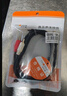 秋叶原（CHOSEAL）3.5mm转双莲花音频线铝合金外壳 一分二红白2RCA公对公连接 手机电脑音响转接线 1.5米QAD17BKT1D5 实拍图