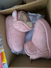巴布豆童鞋冬季保暖儿童雪地鞋加绒加厚女童学步鞋116345039藕粉色26 实拍图