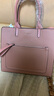 北狐复古女包真皮新款简约大气手提包职业商务包大容量托特包通勤包女 粉色升级款 晒单实拍图