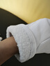 普舍（PUTSCHE）冬季背三筋加绒加厚白手套礼仪舞蹈表演保安物业酒店保暖防寒男女 实拍图