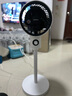 康佳（KONKA）空气循环扇电风扇家用大风力遥控落地扇涡轮换气扇办公室宿舍立式轻音风扇 白色机械摇头延长线款 实拍图