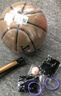 斯恩帕蓝球软皮 纯翻毛牛皮7号标准训练球 室外水泥地耐磨 比赛成人篮球 深棕BD2000 实拍图