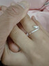 两世欢999足银精致小灵蛇食指开口戒指女指环个性指尖配饰尾戒小众设计 灵蛇戒指【999足银】 实拍图