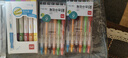 得力(deli)【热门商品】彩色按动中性笔 6色中性笔 0.5mm子弹头学生中性笔水笔签字笔 6支/盒SA501 实拍图