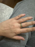 中国黄金（CHINA GOLD）翡翠戒指冰种飘花蓝水玉石戒指指环送女友送老婆生日礼物 圈号13 实拍图