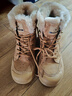 骆驼雪地靴登山防寒保暖加绒工装情侣懒人毛毛鞋P24W307607土黄38 实拍图