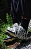 OLD ORDER SKATER  001国潮牌厚底休闲滑板鞋男女情侣运动鞋合集多色面包鞋 黑白熊猫 40 实拍图