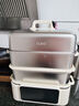 CUKO英国电蒸锅电煮锅电火锅多功能锅家用电锅蒸包子锅电热锅大容量17升多用途锅 23L【白色彩屏钛涂层三层带炖盅】 实拍图