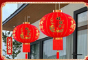 哈骆顿（HALODN）植绒灯笼大门挂的2025新款大红灯笼室外免接线led灯灯笼新年装饰 120#【推荐3-4m大门】感光灯 73cm 【流苏吊坠，插电-感光随心选】 实拍图