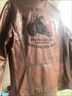 真皮皮衣男纯皮男外套秋冬季机车服高档翻领刺绣个性皮衣男装外套 红棕色加绒 L 170建议115-125斤 晒单实拍图