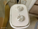 美的（Midea）取暖器 暖风机家用 恒温电暖器 电暖气片 电热烤火炉 立式无极调温节能省电摇头速热双档热风机 纯白 【立式入门 性价比优选 超级单品】机械式 实拍图