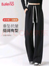 班尼路（Baleno）休闲运动直筒阔腿裤女2025年春秋季时尚百搭亲肤柔软透气气质长裤 实拍图