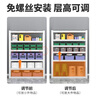 七序货架置物架仓储家用仓库多层展示架中型角钢货架地下室储物架 四层183cm【默认白色】 长140宽40cm 实拍图