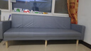 华恺之星沙发床 两用折叠沙发折叠床双人位布艺沙发 S154灰色2米 实拍图