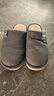 卡帝乐鳄鱼棉拖鞋男冬季居家地板拖保暖棉鞋毛毛拖鞋子男 0626A 灰色 44-45 实拍图