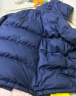 雪中飞新款童装儿童羽绒服2024洋气中大童女童中长款保暖男童面包服外套 藏青色 110 实拍图