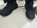 鸿星尔克男鞋运动鞋冬季红星男士休闲皮面防水透气防滑旅游跑步鞋子男款 【皮面推荐】正黑 41 实拍图