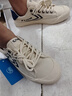 飞跃（Feiyue）经典帆布鞋男鞋女鞋透气复古国潮硫化鞋子男情侣款低帮运动休闲鞋 米/深蓝 36 实拍图