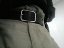 七面（QIMIAN）男士意大利进口简约头层牛皮腰带商务休闲真皮百搭复古针扣裤皮带 实拍图