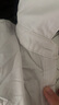 罗蒙（ROMON）商务职业正装男士白衬衫加绒加厚工装男装长袖衬衣男白色XL 实拍图