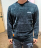 吉普（JEEP）毛衣男秋冬季加绒加厚保暖针织衫男士圆领衣服男装 黑色加绒 3XL  实拍图