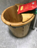 古希诺（GUXINUO）木桶泡脚桶家用洗脚盆香柏木过小腿40cm实木足浴盆泡脚盆木盆 40cm圆边（带盖）+艾草+贴 实拍图