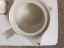 杰艺陶瓷茶壶大号单壶功夫茶具青花瓷品茗杯山水青花泡茶壶大容量茶壶 双层茶壶-(水点桃花) 实拍图