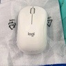 罗技（Logitech）M221无线鼠标(M220造型)usb无线静音鼠标笔记本台式电脑mac无线办公鼠标中小手电池小巧便携 多彩 米白色 实拍图